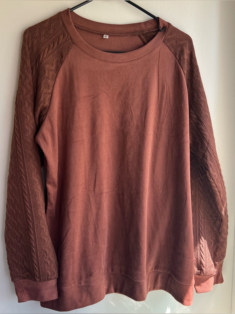 NWOT Women’s Crewneck Sweater - Rust Brown